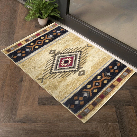 Tribes Cream Southwest Area Rug — YLS4003