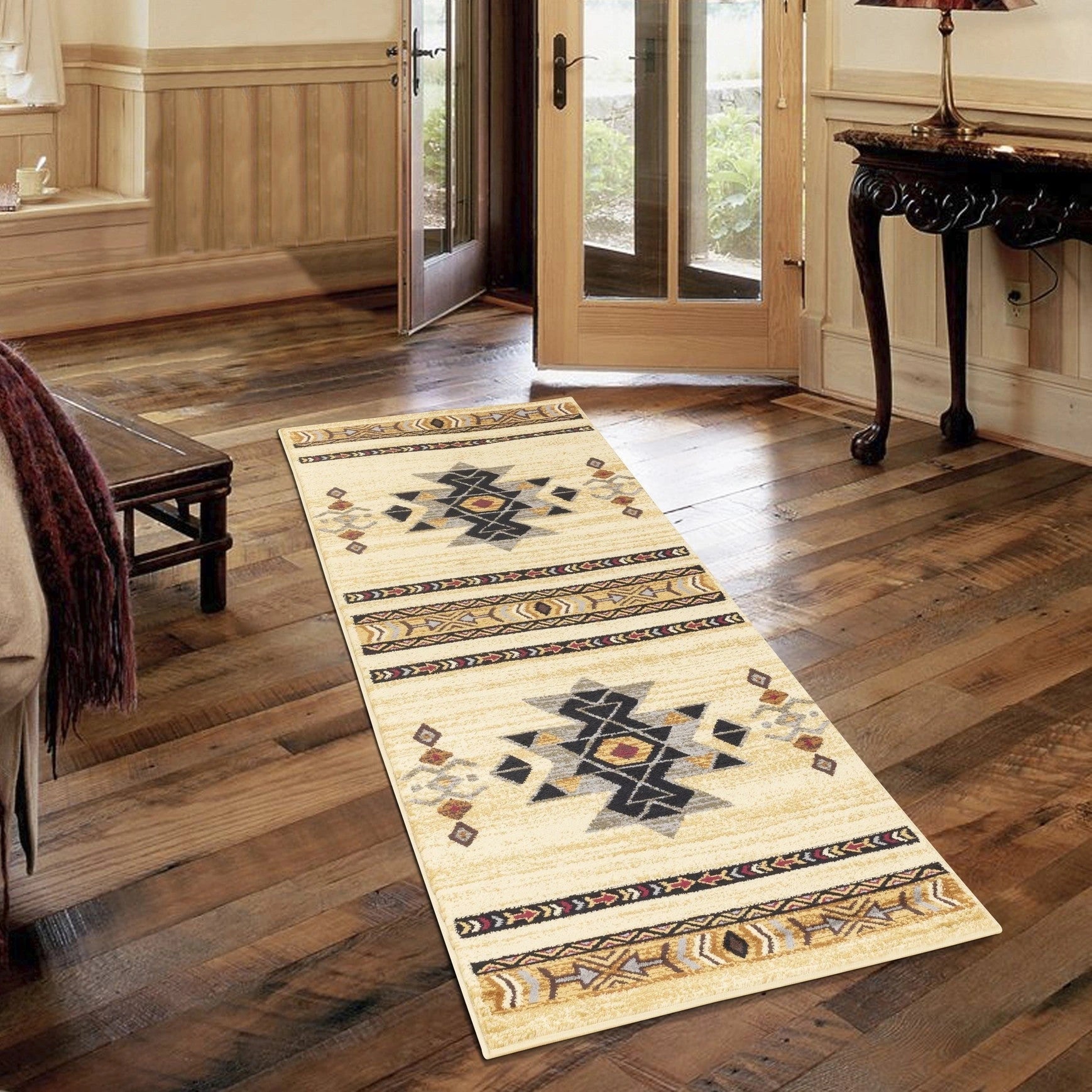 Tribes Cream Southwest Area Rug — YLS4006