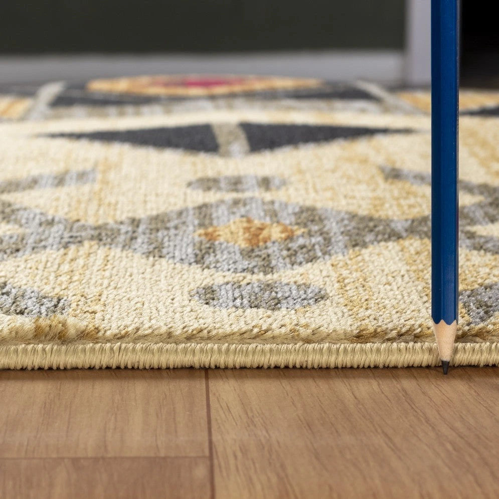 Tribes Cream Southwest Area Rug — YLS4006