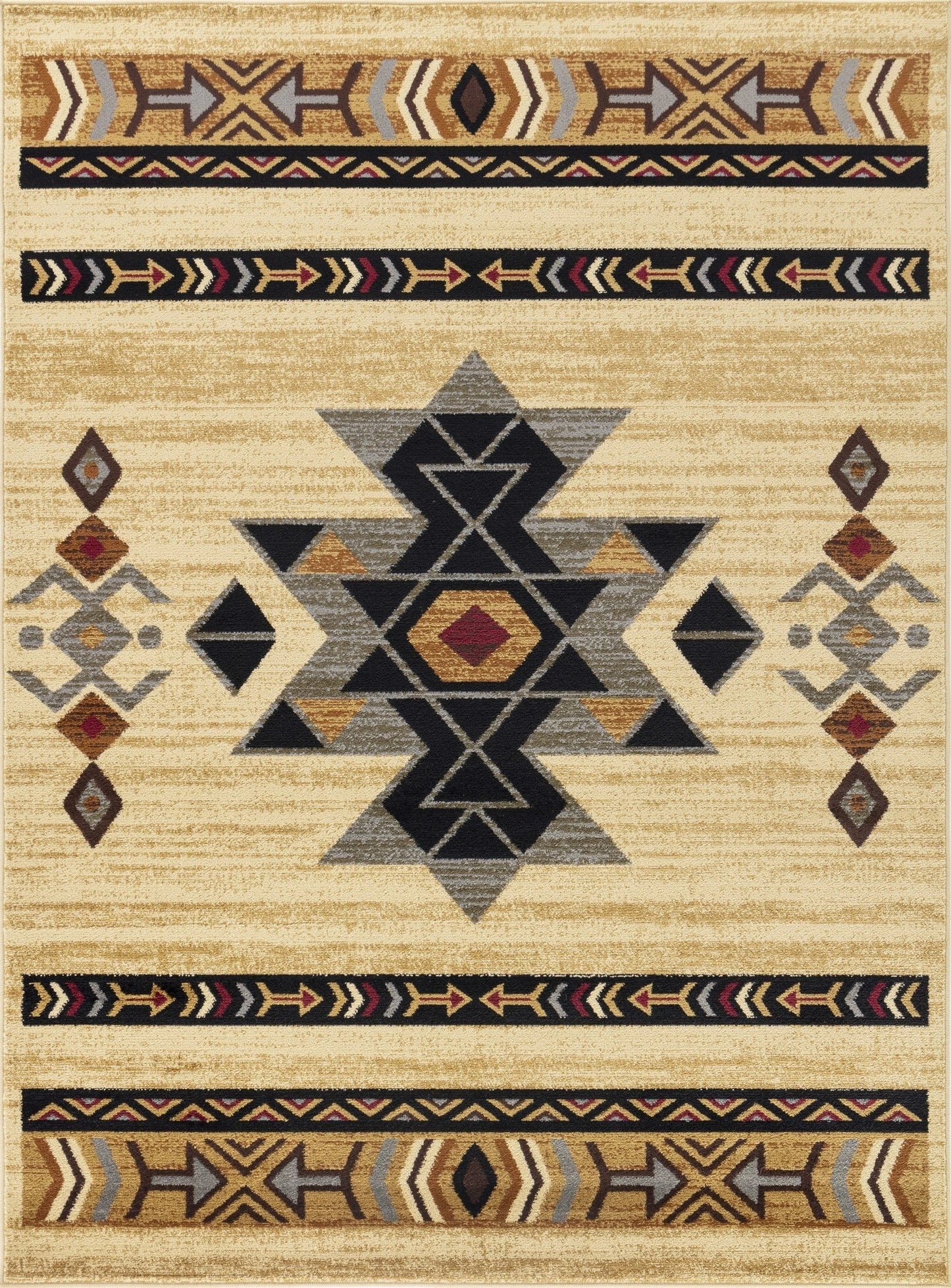 Tribes Cream Southwest Area Rug — YLS4006