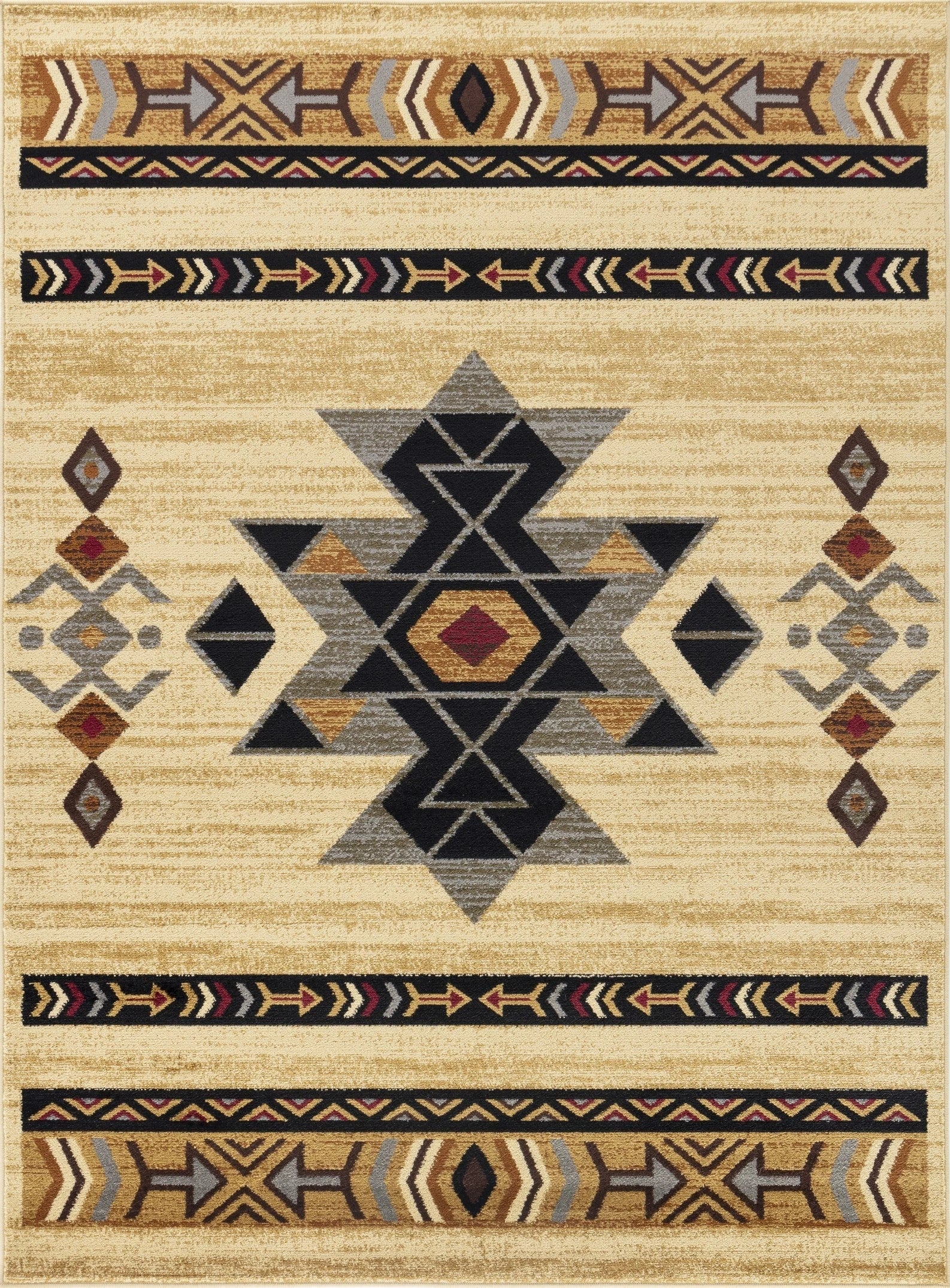 Tribes Cream Southwest Area Rug — YLS4006