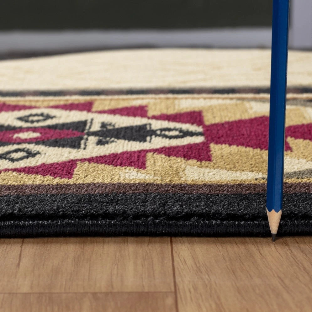 Tribes Cream Southwest Area Rug — YLS4007