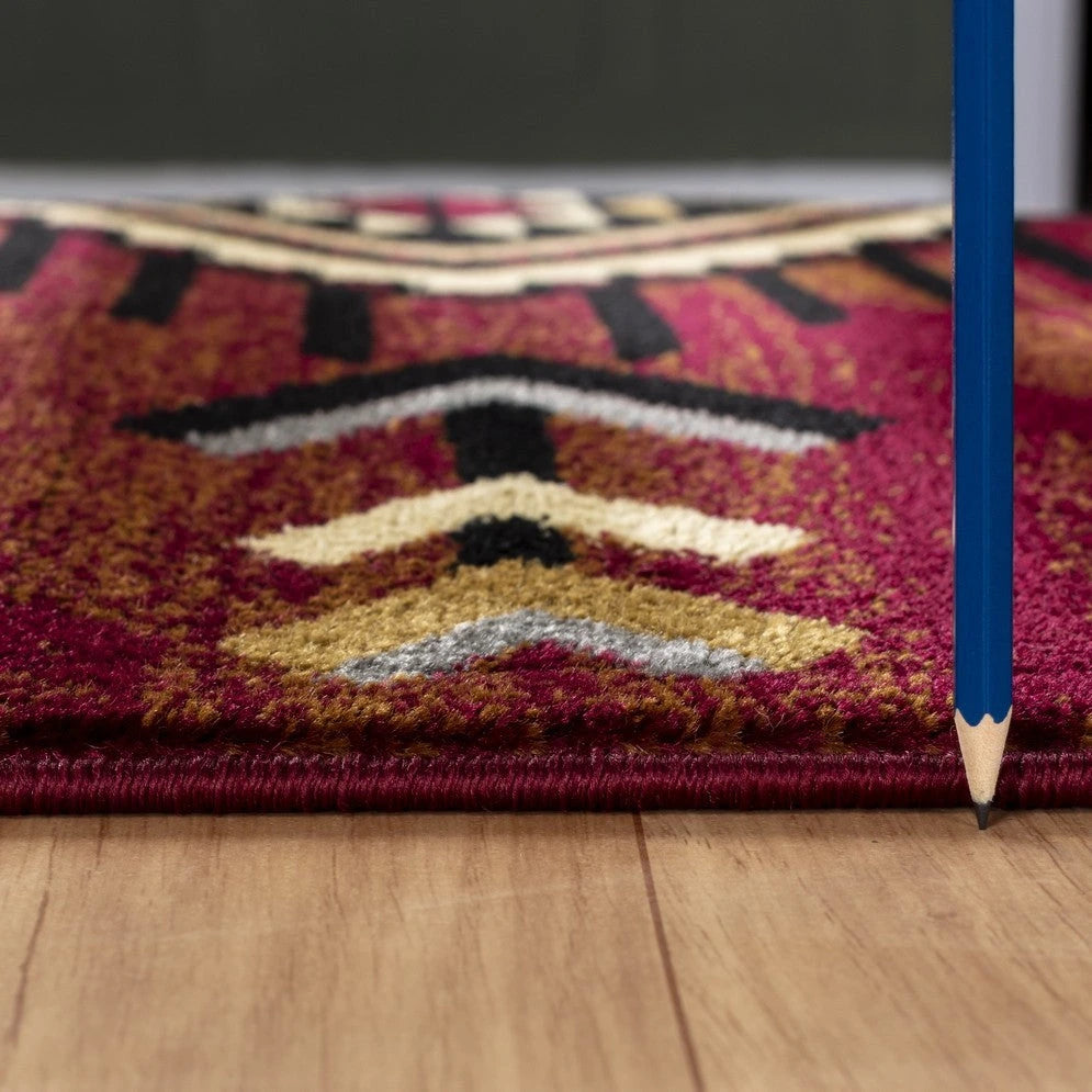 Tribes Red Southwest Area Rug — YLS4002