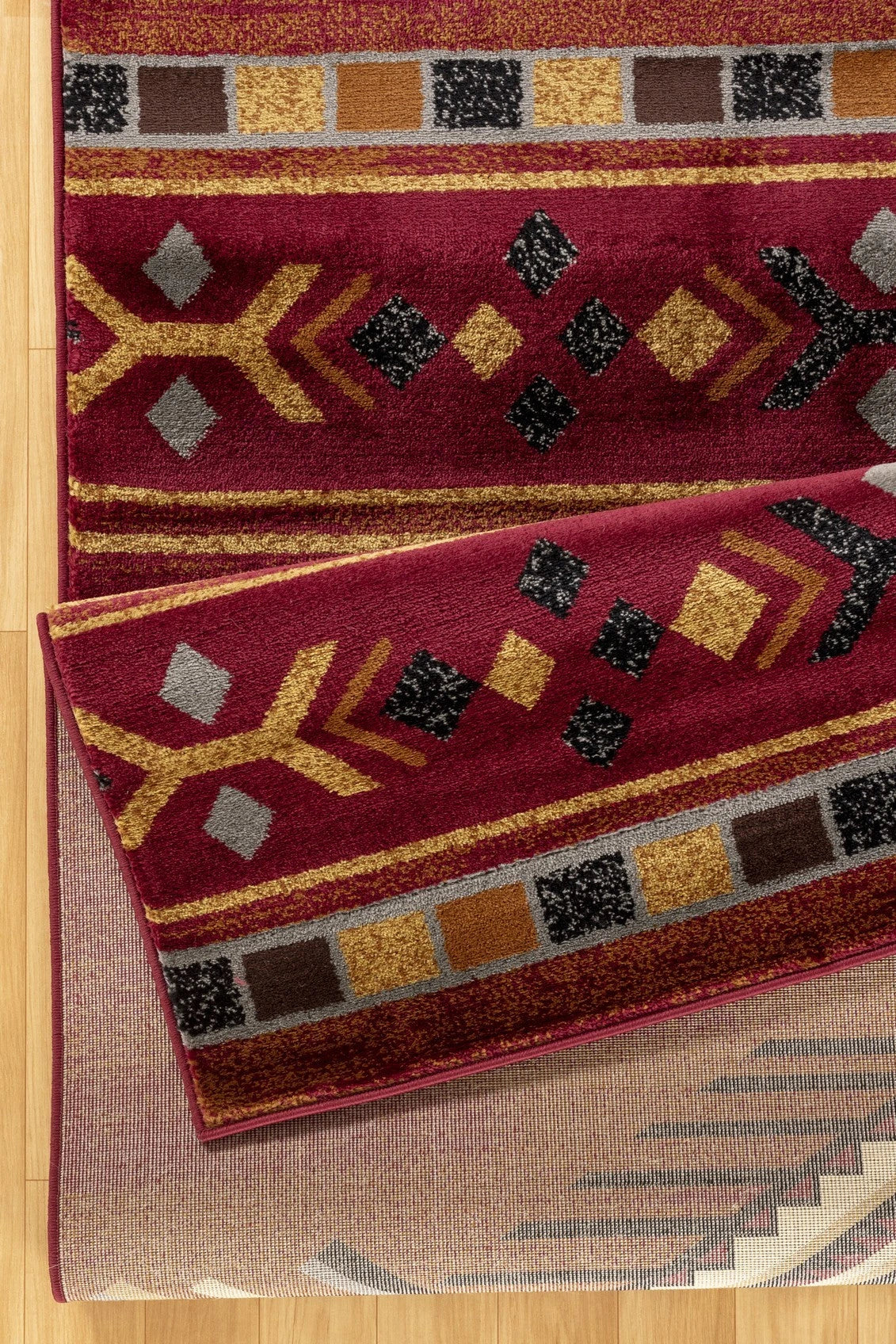 Tribes Red Southwest Area Rug — YLS4002