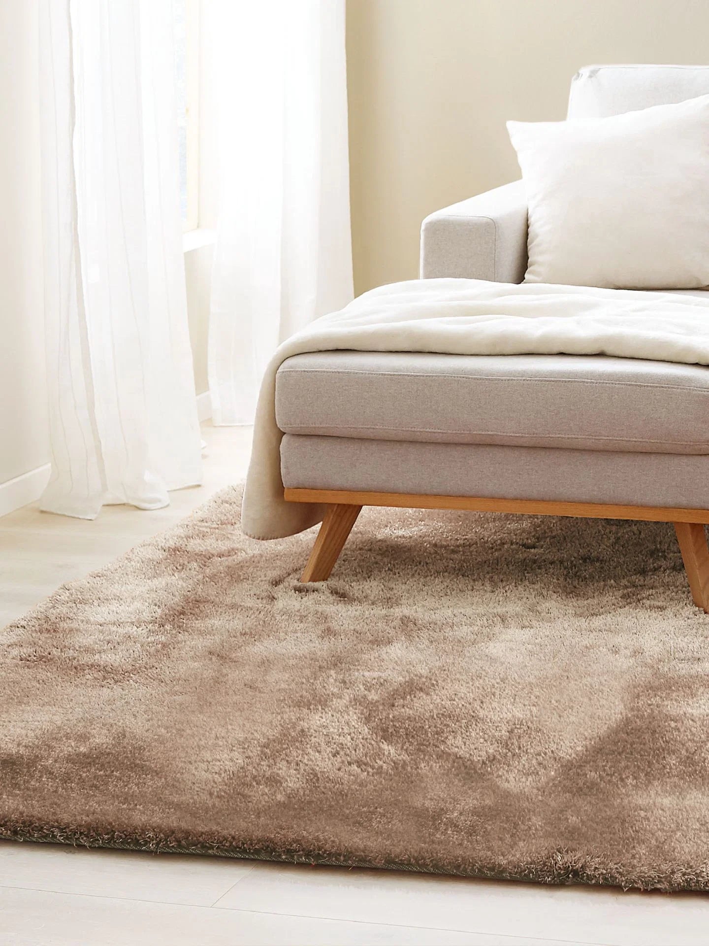 Zanca Modern Soft Shag Area Rug